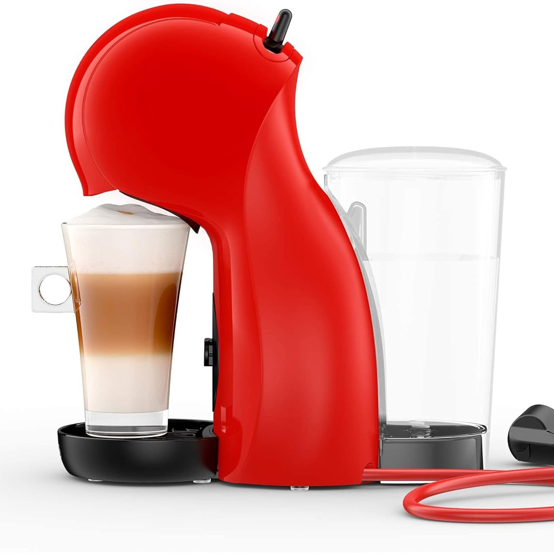 De'Longhi - Cafetera de cápsulas manual De´Longhi Piccolo XS para capsulas Nescafé Dolce Gusto.