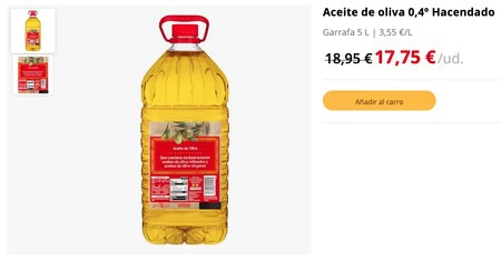 Aceite Mercadona