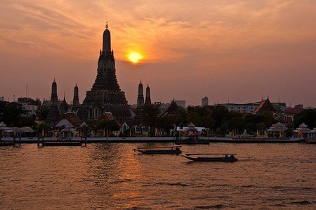 Guía de templos de Bangkok: Wat Arum o Templo del Amanecer