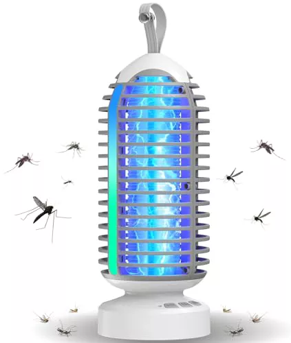 Dnenellr Lámpara Antimosquitos Exterior 4 en 1