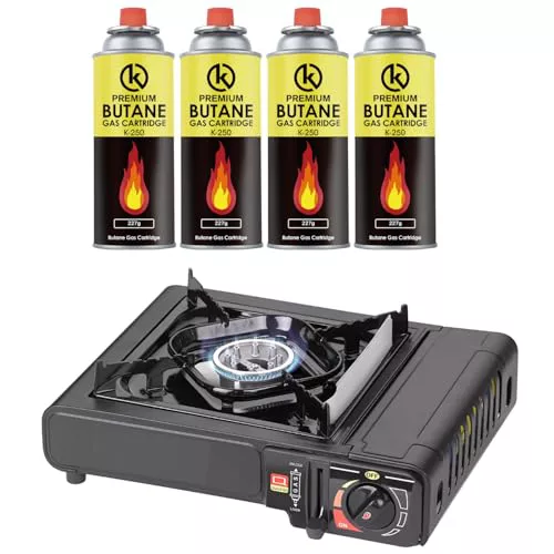 KROWN - Cocina Portatil de Gas Butano 227g
