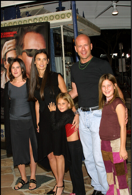 Demi Moore Bruce Willis Hijas