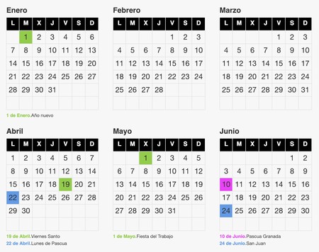 Calendario Laboral Barcelona
