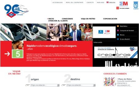 Metro de Madrid estrena web
