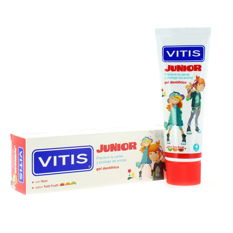 Vitis Gel Dentífrico Junior Sabor Tutti Frutti 75 ml