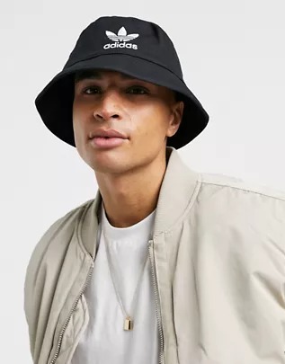 Sombrero de pescador negro adicolor de adidas Originals