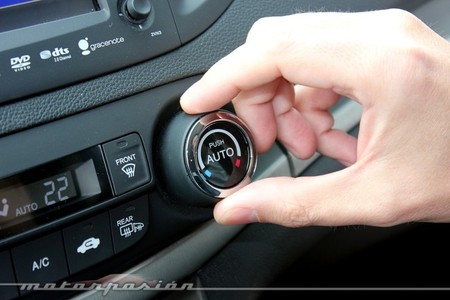 Honda CR-V, detalle del climatizador