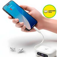 Estos audífonos también son power bank y tienen panel LED de control. Son de Anker y cuestan solo 700 pesos 