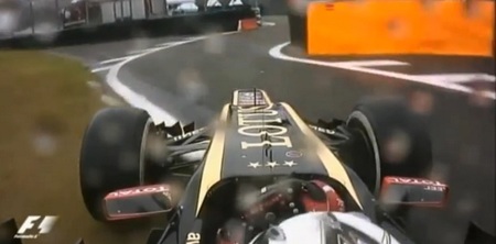 Kimi Raikkonen nos mostró cómo te puedes equivocar de camino en un circuito