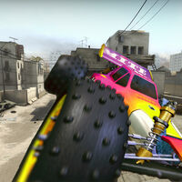 Convirtieron el mapa Dust 2 de Counter Strike en una pista de carreras para el mejor juego de coches radiocontrol de la historia 