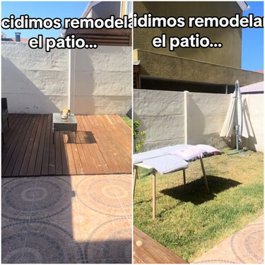 La reforma de esta pareja de Chile que les cambió la vida: "Decidimos remodelar nuestro patio y la vida empezó a sonar así"  