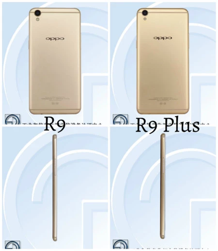 Oppo R9 対 R9 Plus リア