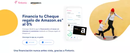 Financiación a 4 meses, sin intereses ni comisiones, en Amazon gracias a Fintonic
