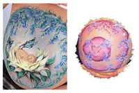 "Body Painting" en las barrigas de las embarazadas
