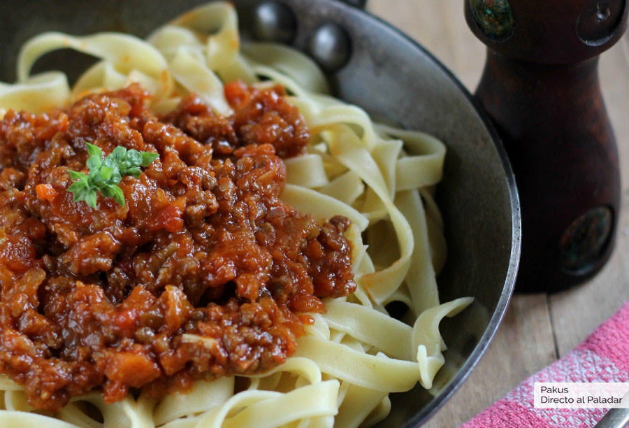La receta de la salsa boloñesa auténtica