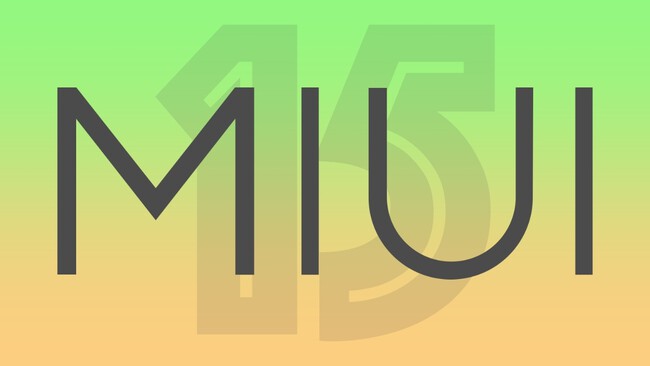 Miui 15