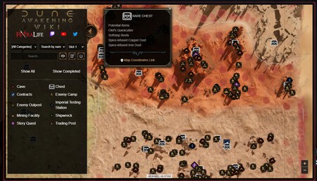 Mapa De Fextralife Dune Awakening