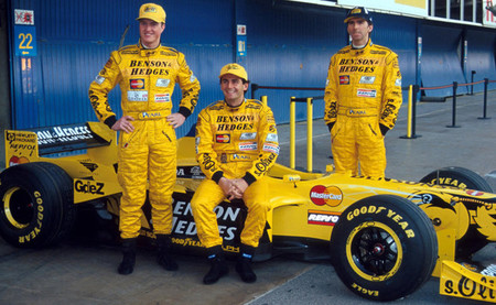 Pedro de la Rosa 1998 Jordan presentación