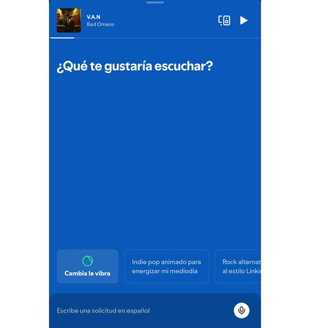 Interfaz Dj Livi Spotify