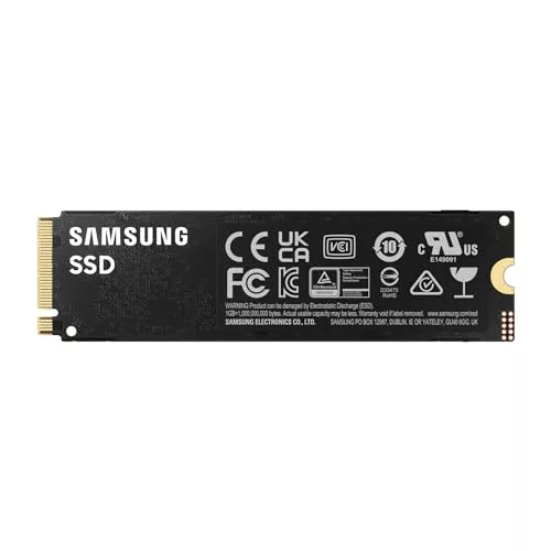 Samsung 990 PRO 4TB hasta 7.450MB/s PCIe 4.0 NVMe M.2 (2280) SSD interno (MZ-V9P4T0BW) Samsung 990 PRO 4TB hasta 7.450MB/s PCIe 4.0 NVMe M.2 (2280) SSD interno (MZ-V9P4T0BW)