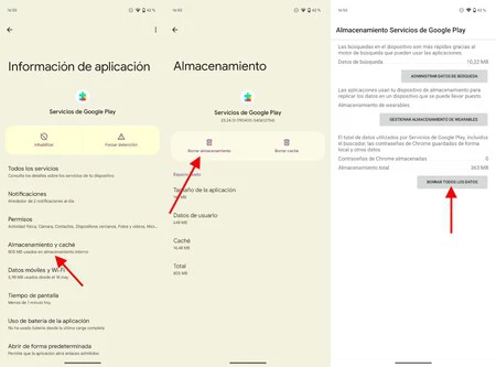 Google Play サービスからデータを削除する