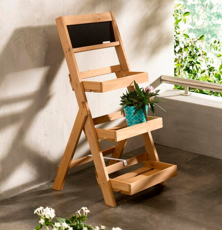 Estanteria Para Macetas Madera