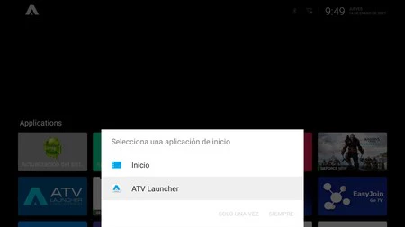 Android Tv Launcher Defecto