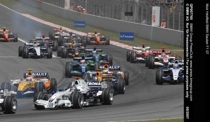 BMW Sauber aguanta el tirón