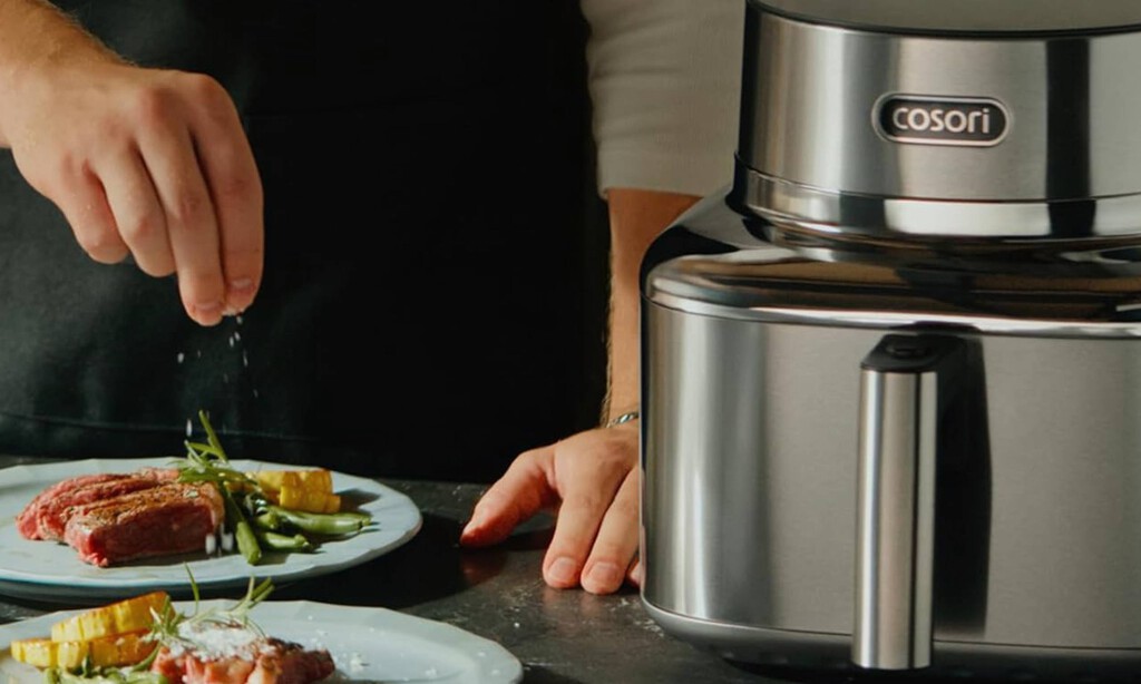 Cosori estrena una nueva freidora de aire de gama alta: de acero inoxidable y con cinco años de garantía