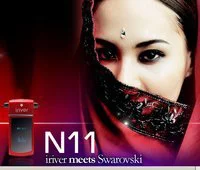 iRiver N11 con cristales Swarovski