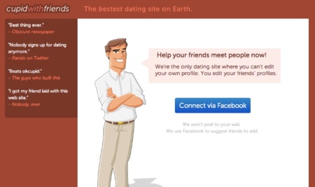 Cupid with friends, una vuelta de tuerca más a los servicios online para conseguir pareja