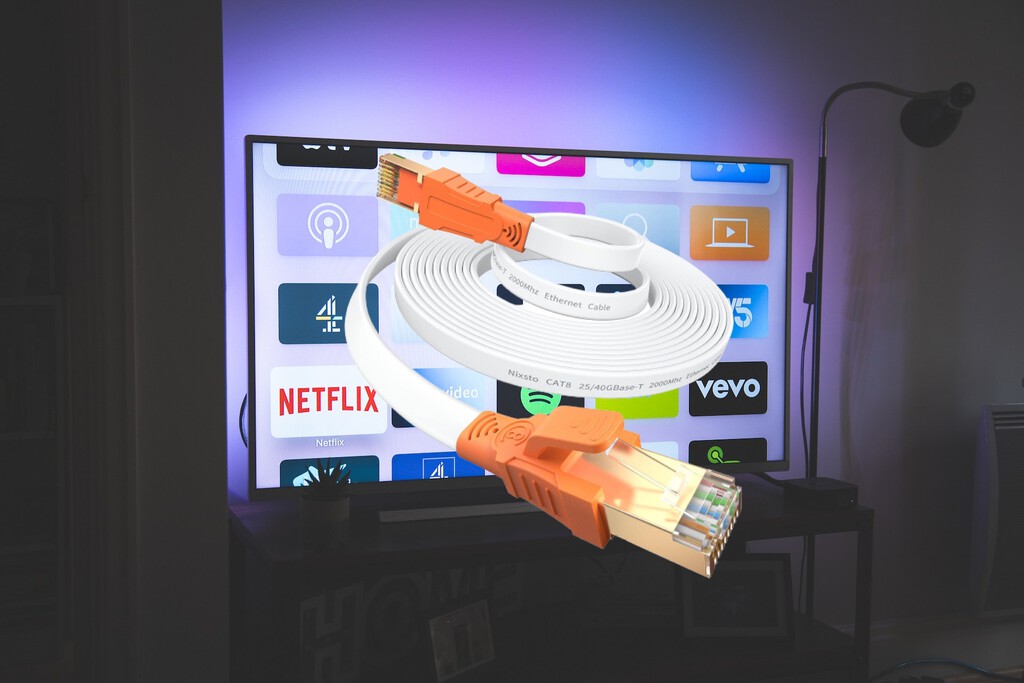 Cuándo merece la pena conectar tu smart TV al router con cable Ethernet 
