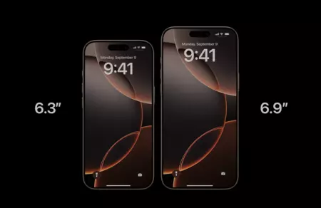 iPhone 16 Proの画面