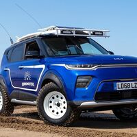 ¡A la playa! El Kia e-Soul Boardmasters Edition es la versión más offroad del todocamino eléctrico, y es perfecta para surferos