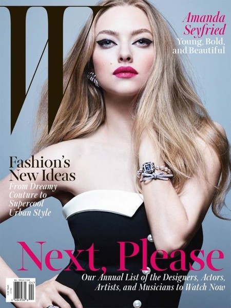 Amanda Seyfried es la siguiente víctima para la revista W Magazine y sus portadas estrambóticas