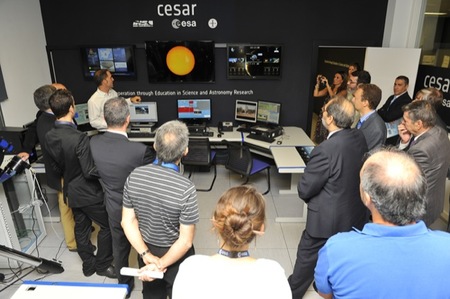 El proyecto CESAR de la ESA, INTA e INSA destina el uso de cinco telescopios a fines educativos