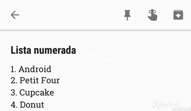 Lista Numerada