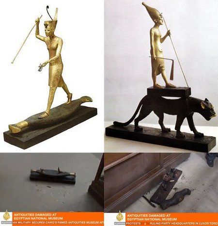 El Museo Nacional de Egipto después del saqueo