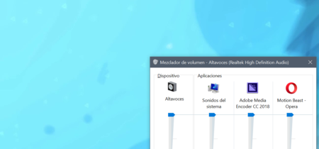 El mezclador de volumen en Windows 10 ya no existirá como lo conocemos