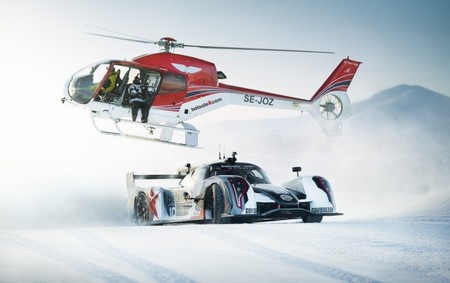 ¿Qué ocurriría si metiésemos un prototipo de Le Mans en una pista de esquí?