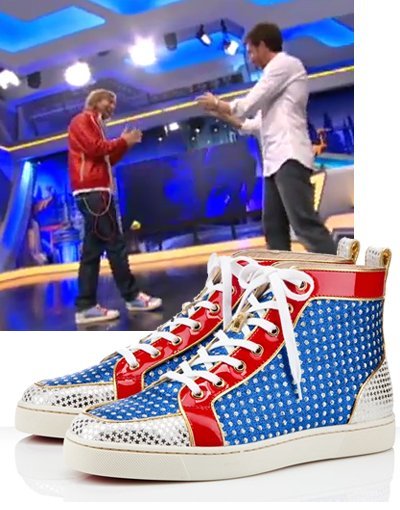 David Guetta visita El Hormiguero calzando Louboutin