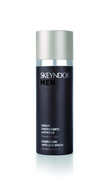 Probamos el Sérum Energizante Antiedad de Skeyndor Men. Alta Cosmética para revitalizar nuestra piel