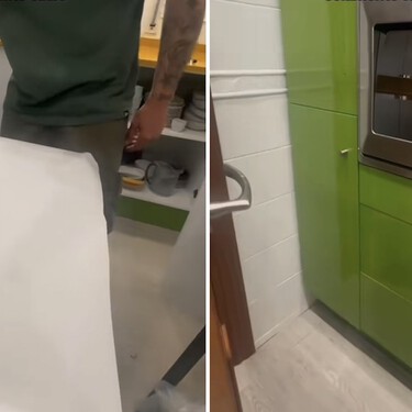 Así ha sido la reforma sin obras de una cocina chillona y pasada de moda: "Quería cambiar el color sin gastarme un pastizal, ahora parece otra cocina"   