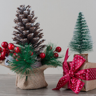 El mini arbol de Navidad natural de Lidl que adornará hasta el rinconcito más pequeño del hogar