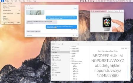 De Helvetica Neue a San Francisco, cambia la fuente de OS X por la del Apple Watch