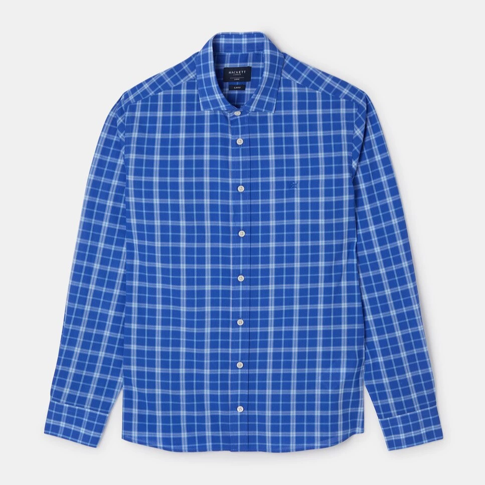 Camisa de hombre slim fit cuadros
