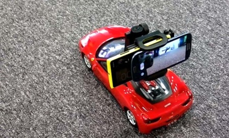 Las cámaras del Nokia Lumia 920 y el Samsung Galaxy SIII a prueba en un coche de juguete