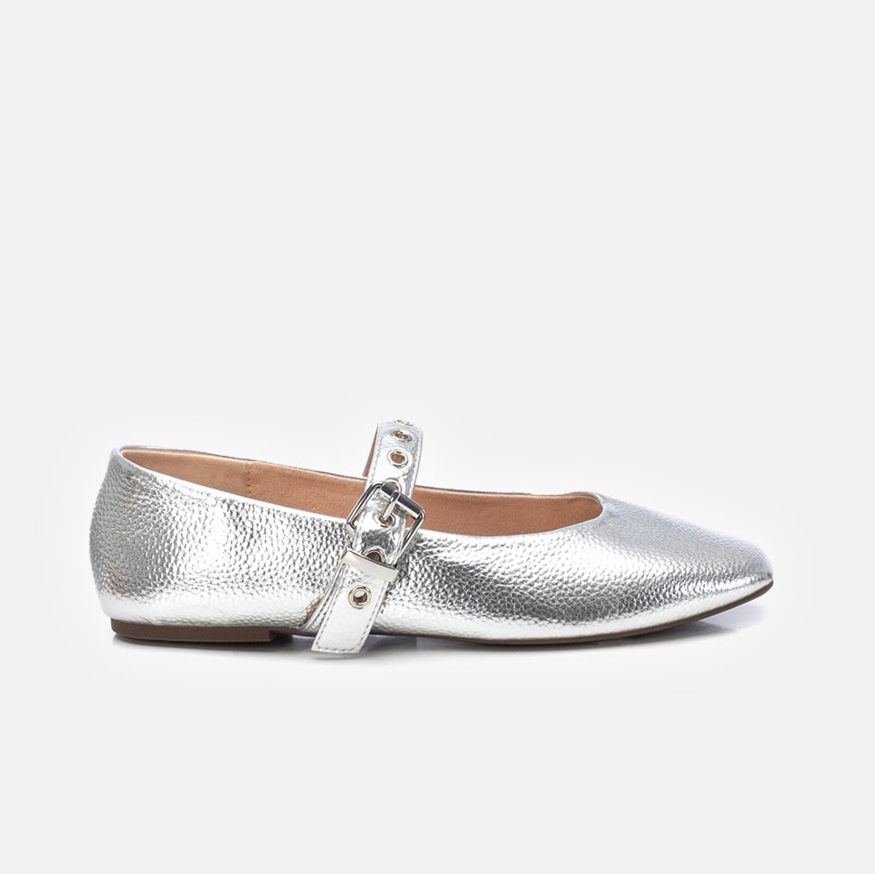 Bailarinas plateadas Xti