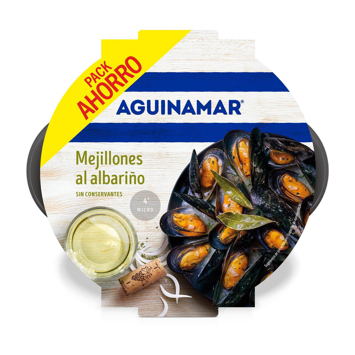  Mejillones al albariño Aguinamar 900 g 