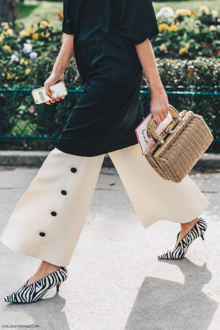 Pfw Paris Fashion Week Fall 2016 Street Style Collage Vintage Celine